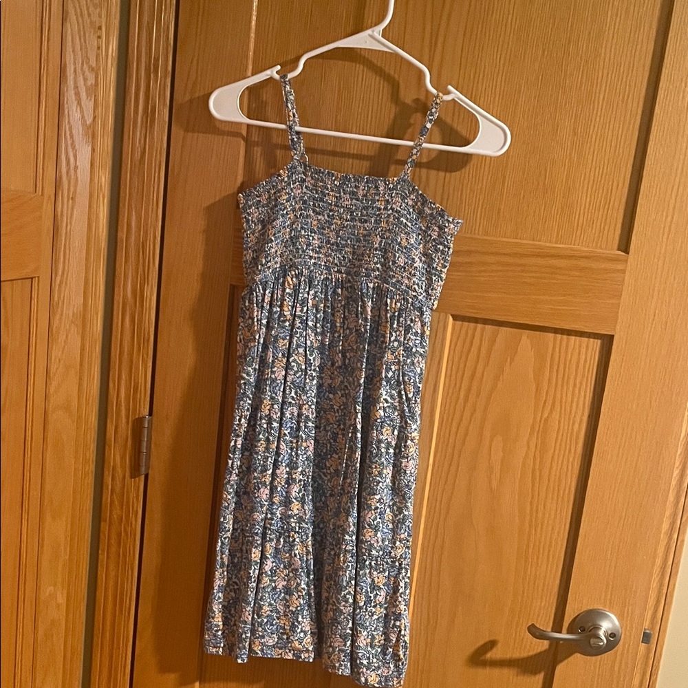 Old Navy Blue Floral Kids Dress